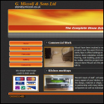 Screen shot of the Miccoli, G. & Sons Ltd website.