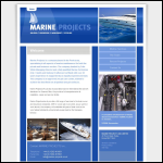 Screen shot of the Marine Projects (Plymouth) Ltd website.