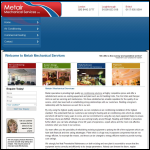 Screen shot of the Metair Mechanical Services Ltd website.