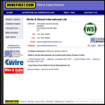Screen shot of the Marking Machines International Ltd website.
