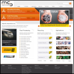 Screen shot of the Magnetic Separations Ltd website.