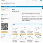 Screen shot of the Maybridge Chemical Co Ltd website.