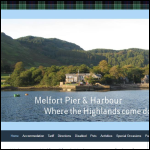 Screen shot of the Melfort Pier & Harbour Ltd website.