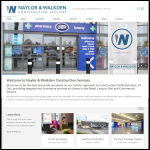 Screen shot of the Naylor & Walkden Ltd website.