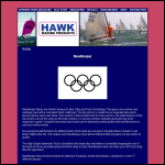 Screen shot of the HAWK Marine Products Ltd website.