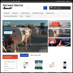 Screen shot of the Norwest Marine Services Ltd website.