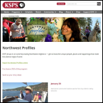 Screen shot of the North West Profiles website.