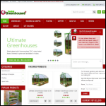 Screen shot of the Norfolk Greenhouses Ltd website.