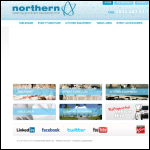 Screen shot of the Northern Hire Ltd website.