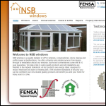 Screen shot of the NSB Windows website.