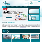Screen shot of the Omega Medical (UK) Ltd website.