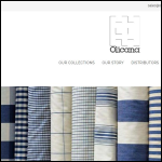 Screen shot of the Olicana Textiles Ltd website.