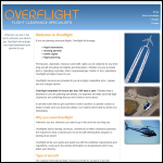 Screen shot of the Overflight website.