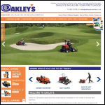 Screen shot of the Oakleys Agricultural Ltd website.