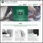 Screen shot of the Polyform Plastics Ltd website.