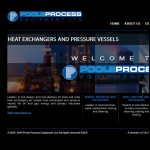 Screen shot of the Poole Process Equipment website.