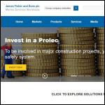 Screen shot of the Prolec Ltd website.