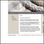 Screen shot of the AA Ropes & Slings website.
