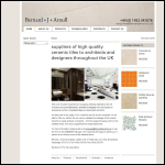 Screen shot of the Bernard J Arnull & Co. Ltd website.