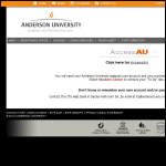 Screen shot of the Anderson Access website.