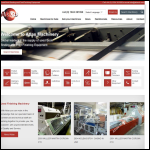 Screen shot of the Atlas Machinery (UK) Ltd website.