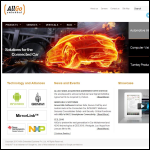 Screen shot of the Allgo Ltd website.