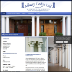 Screen shot of the Albury Lodge Ltd website.