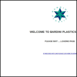 Screen shot of the Bardini Plastics website.