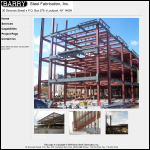 Screen shot of the Barry Stone Steel Fabrications Ltd website.