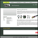 Screen shot of the PAL Electrical Wholesale Ltd website.