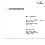 Screen shot of the Prestige Display website.