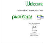 Screen shot of the Pneuform Machines Ltd website.