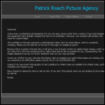 Screen shot of the Patrick Roach Picture Agency website.