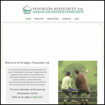 Screen shot of the Pentafin Associates website.