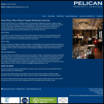 Screen shot of the Pelican Property Services Ltd website.
