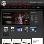 Screen shot of the Power Rod website.