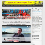 Screen shot of the Partoria Engineering Ltd website.