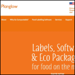 Screen shot of the Planglow Ltd website.