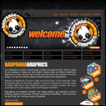 Screen shot of the Pandagraphic website.