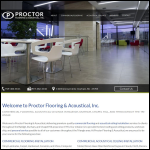 Screen shot of the Proctor Flooring website.