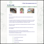 Screen shot of the Project Telecommunication Ltd website.