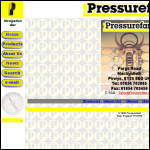 Screen shot of the Pressurefast Ltd website.