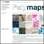 Screen shot of the Polymaps website.