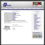Screen shot of the Par Products website.