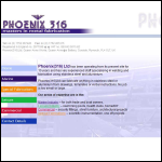 Screen shot of the Phoenix (316) Ltd website.