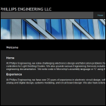 Screen shot of the Phillips Engineering website.