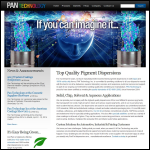 Screen shot of the Pan Technology website.