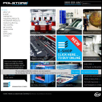 Screen shot of the Polstore Storage Systems Ltd website.