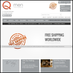 Screen shot of the Q-Men website.