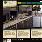 Screen shot of the Quality Marble website.